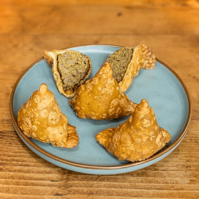 Keema Samosas.